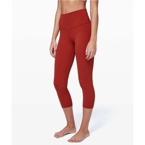 Lululemon Align Crop 21" Cayenne sz 10